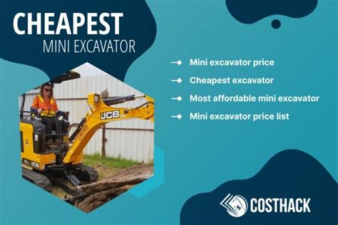 Cheapest Mini Excavators (2023 Pricing by Brand & Model)